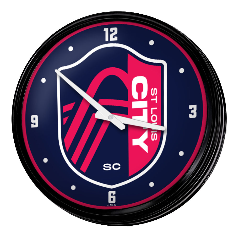 St. Louis CITYSC: Retro Lighted Wall Clock  