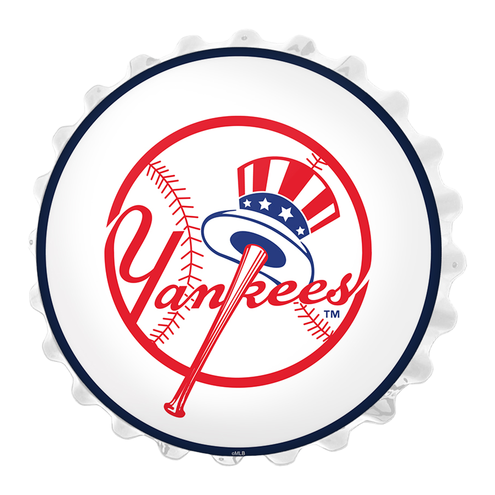 New York Yankees Bottle Cap Wall Light  