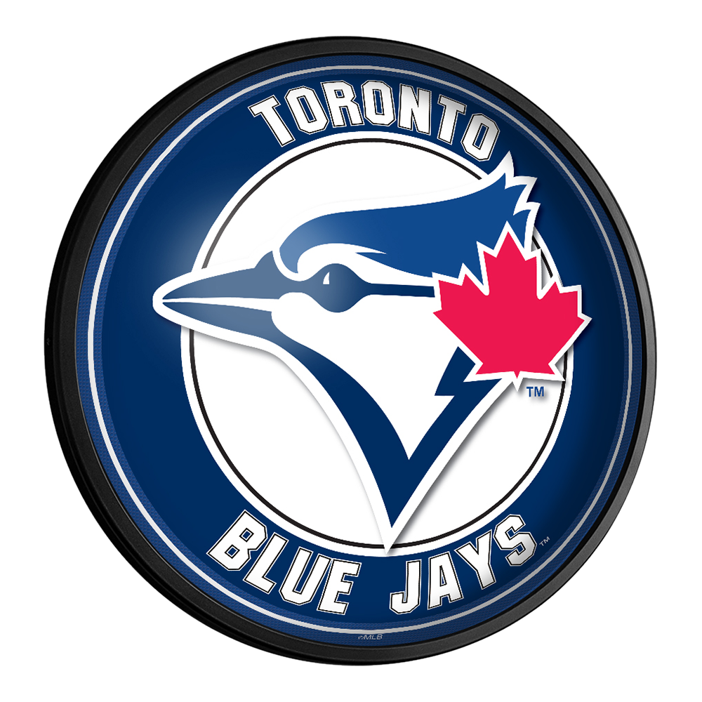 Toronto Blue Jays Round Slimline Lighted Wall Sign  