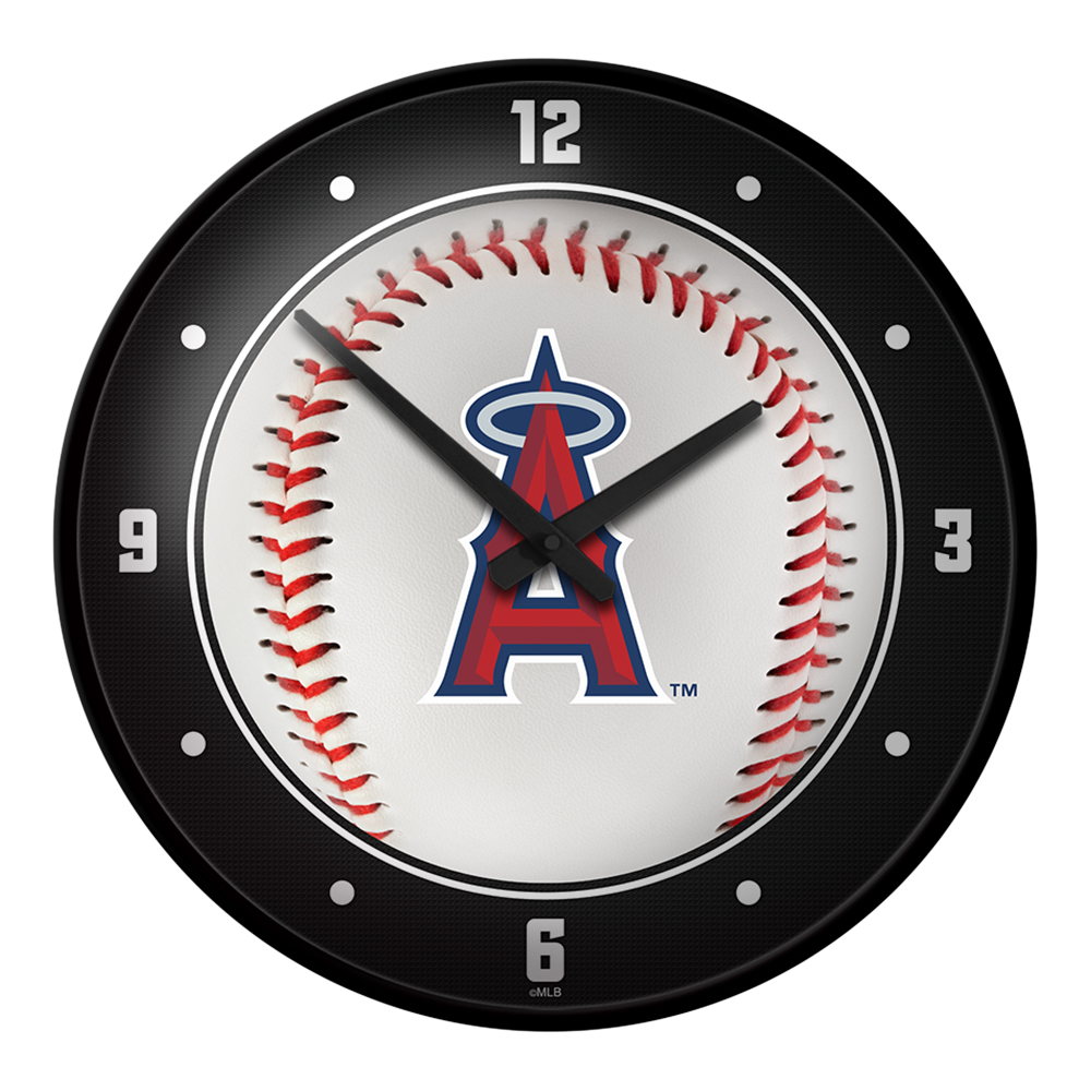 Los Angeles Angels Baseball - Modern Disc Wall Clock  