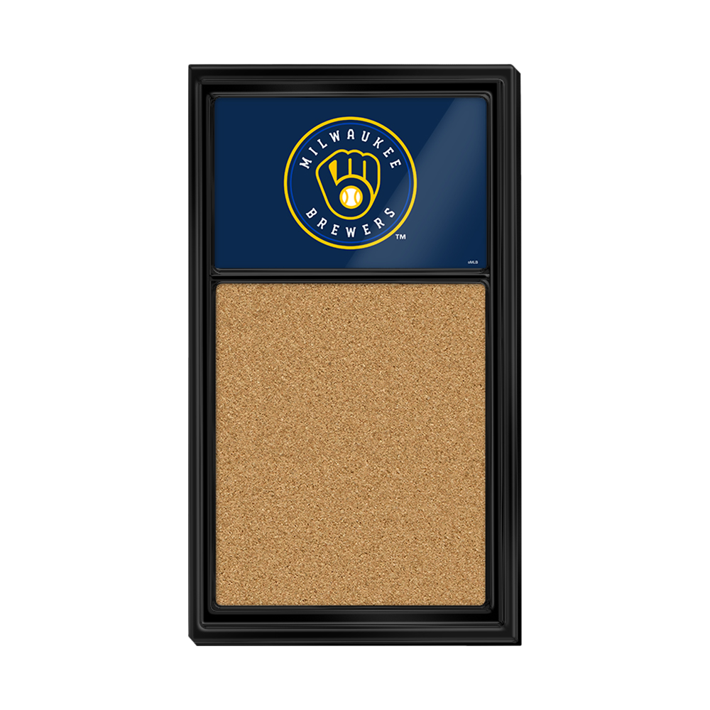 Milwaukee Brewers Cork Note Board  