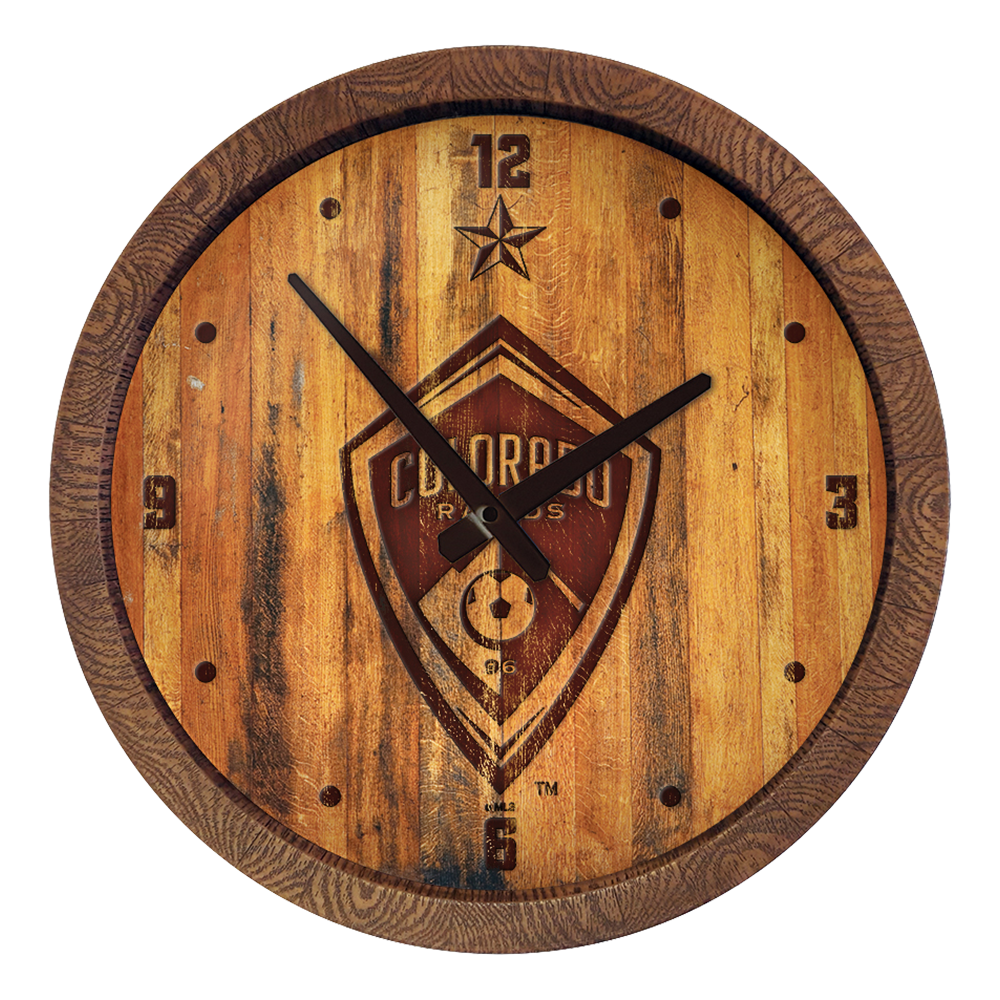 Colorado Rapids: Branded "Faux" Barrel Top Clock  