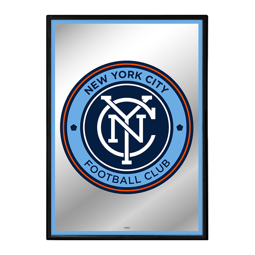 New York City FC: Framed Mirrored Wall Sign  