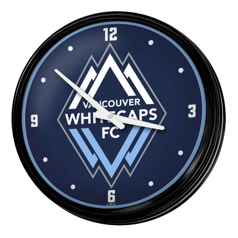 Vancouver Whitecaps FC: Retro Lighted Wall Clock