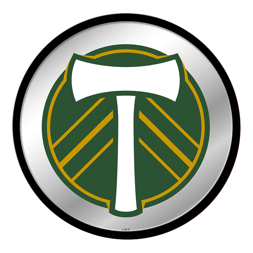 Portland Timbers: Modern Disc Mirrored Wall Sign