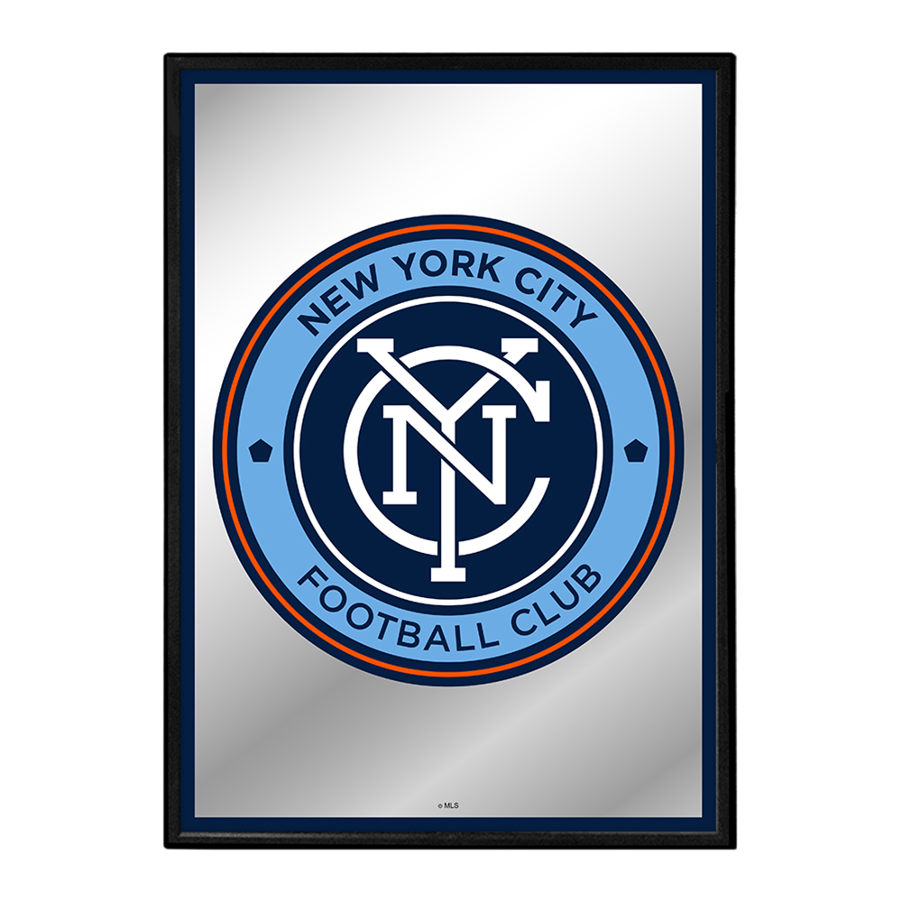 New York City FC: Framed Mirrored Wall Sign