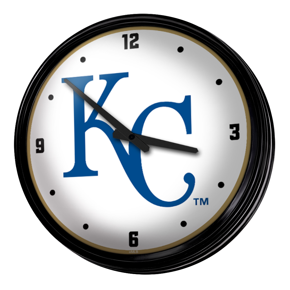 Kansas City Royals Retro Lighted Wall Clock  