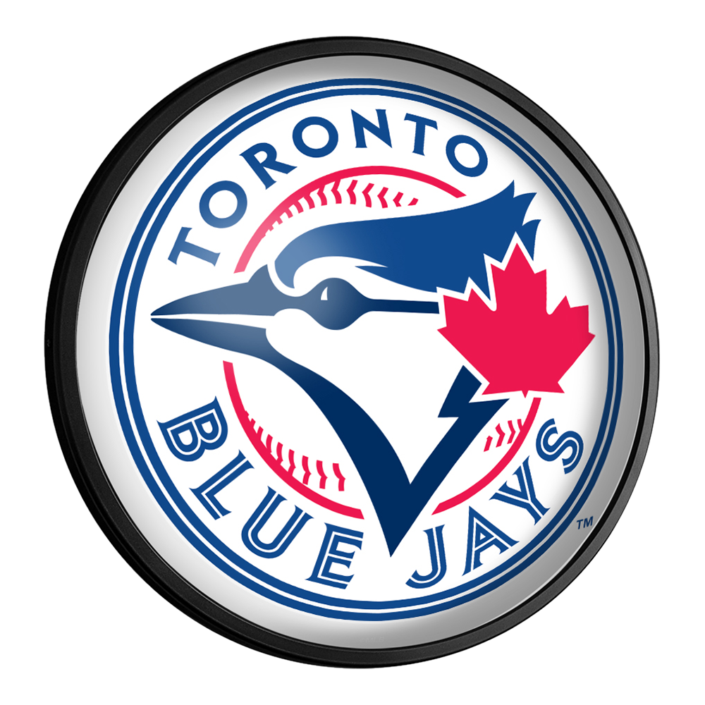 Toronto Blue Jays Logo - Round Slimline Lighted Wall Sign  