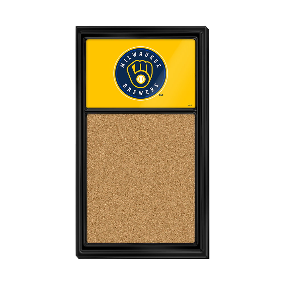 Milwaukee Brewers Cork Note Board  