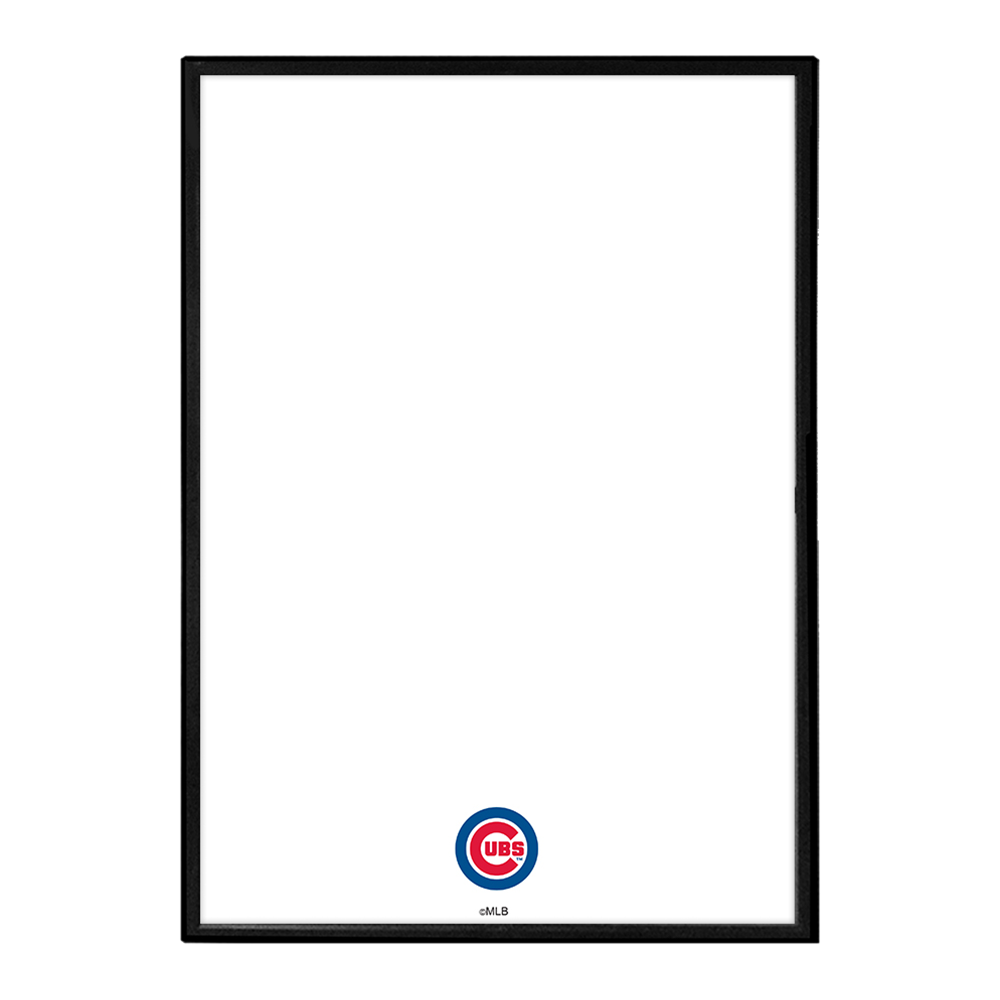 Chicago Cubs Framed Dry Erase Wall Sign  