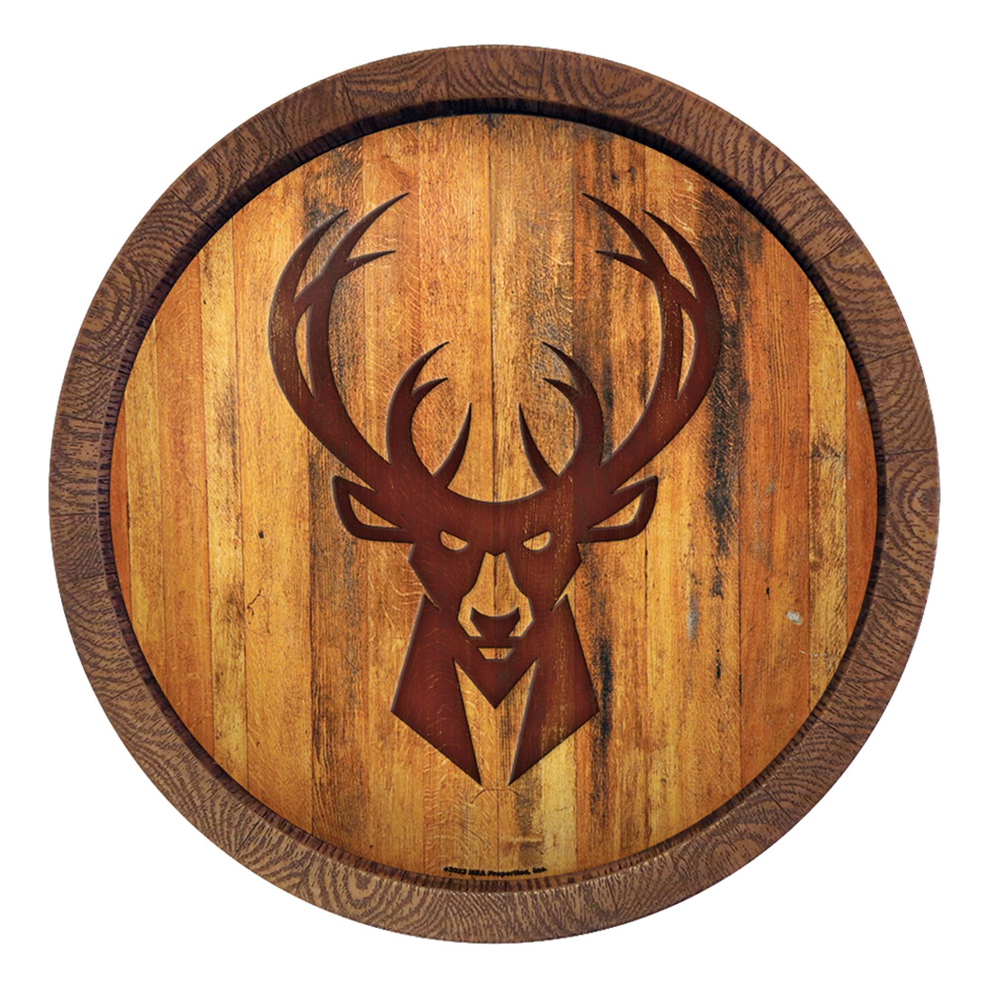 Milwaukee Bucks: "Faux" Barrel Top Sign    