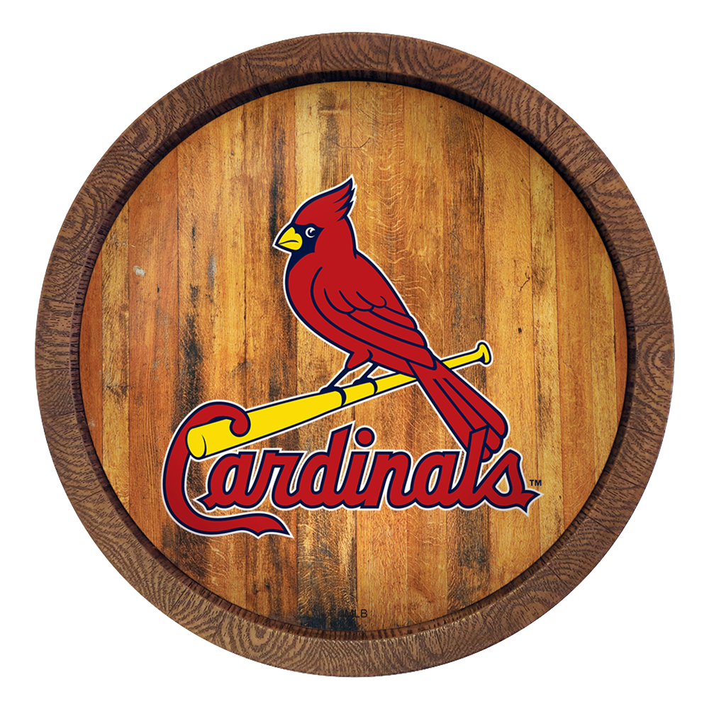 St. Louis Cardinals: "Faux" Barrel Top Sign   