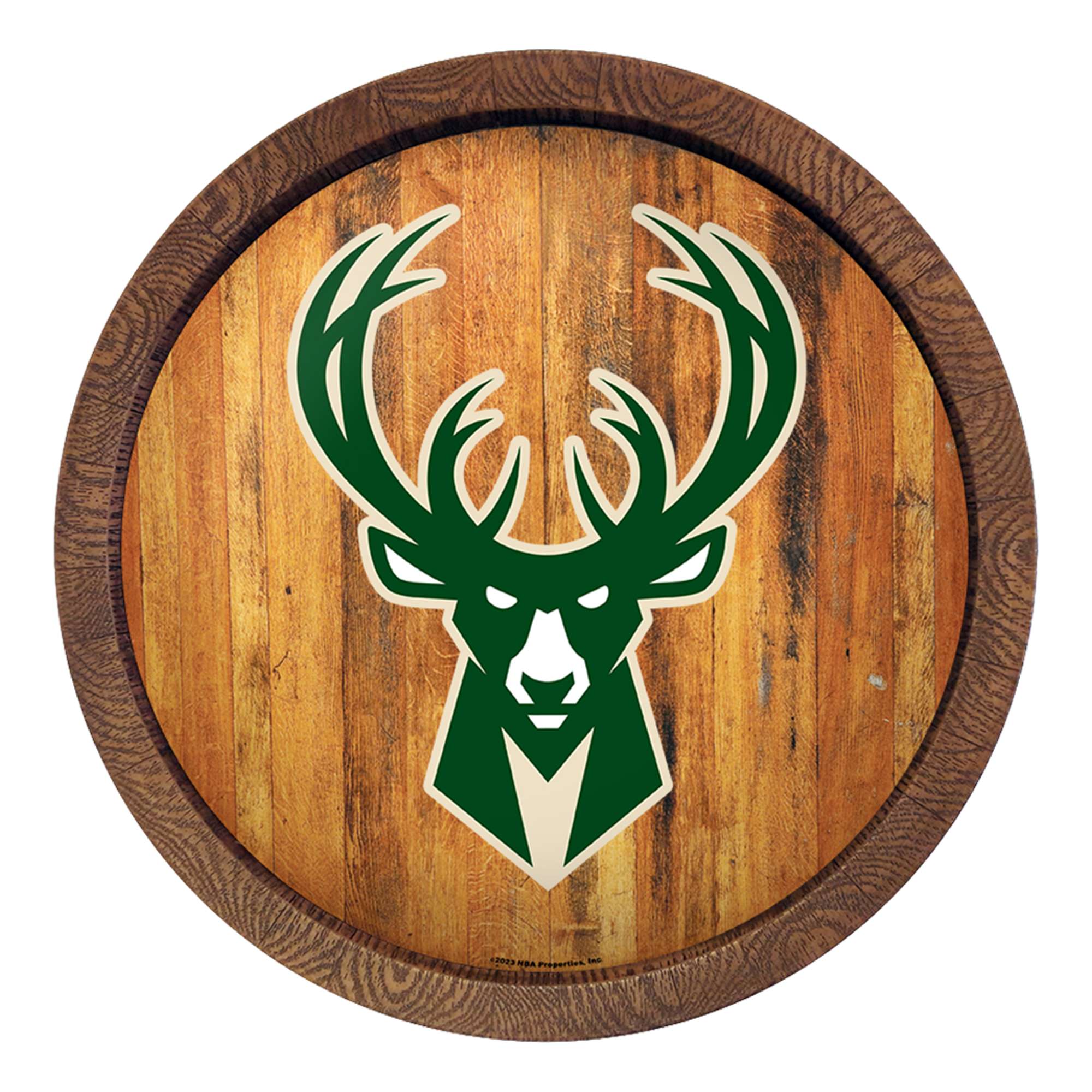 Milwaukee Bucks: "Faux" Barrel Top Sign    