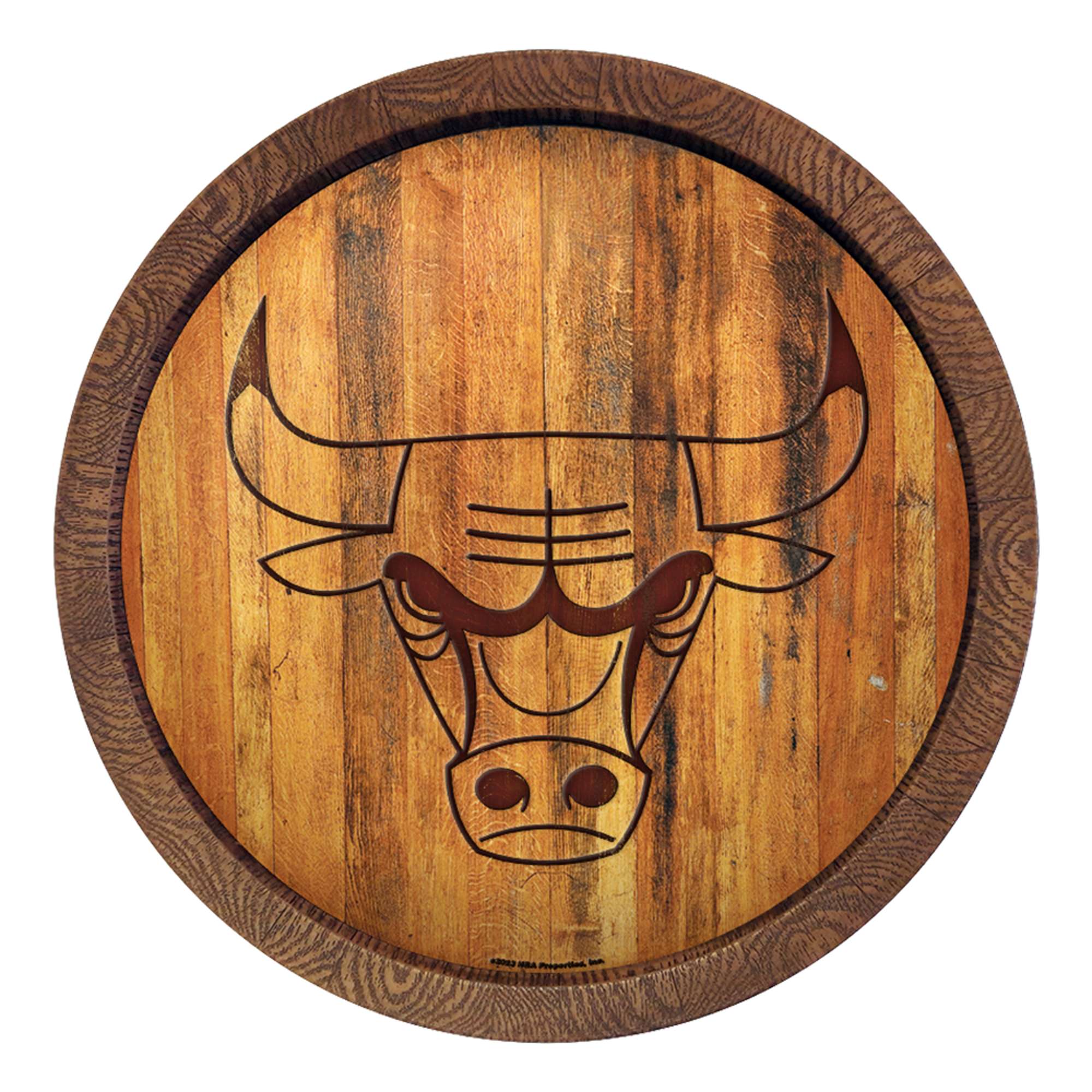 Chicago Bulls: "Faux" Barrel Top Sign    