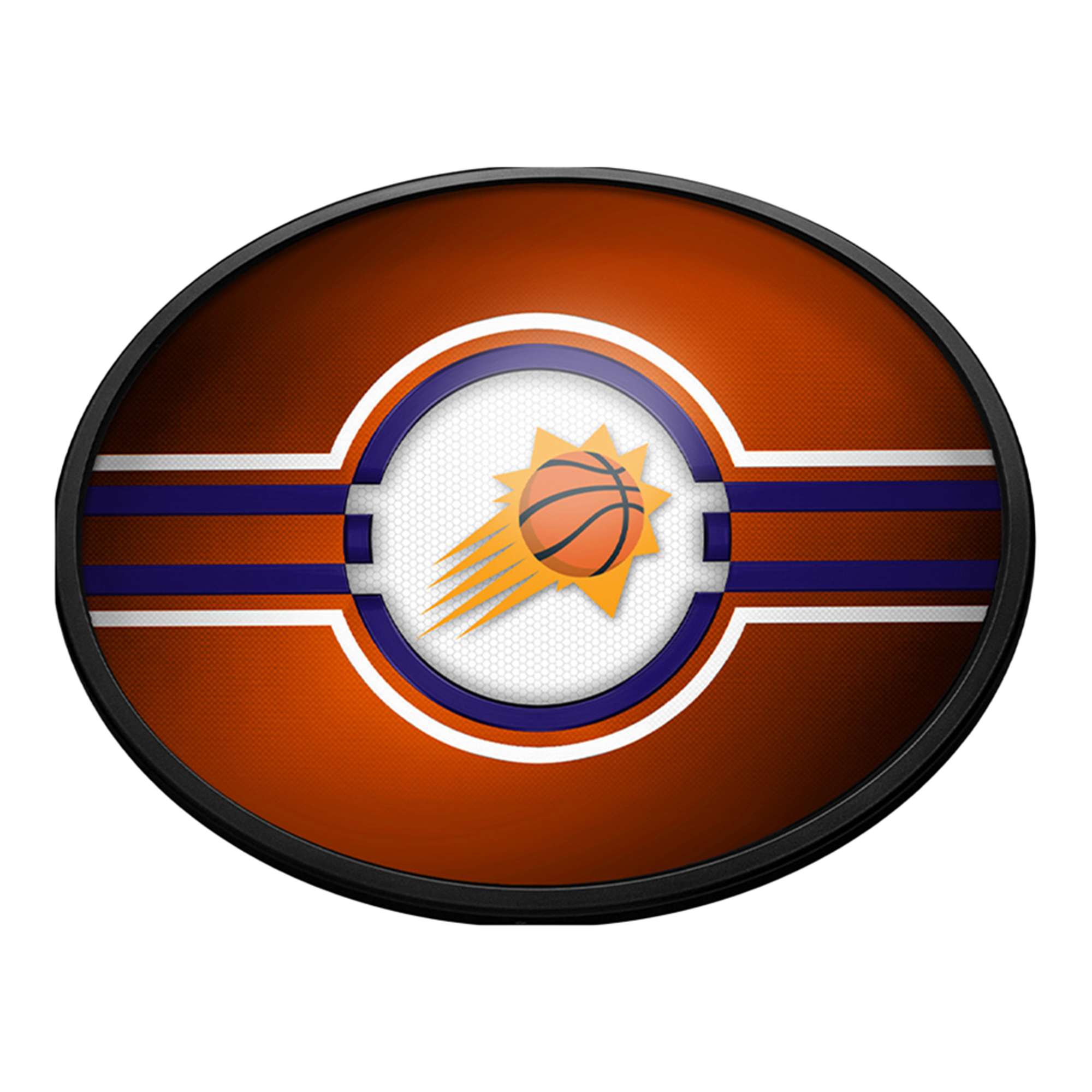 Phoenix Suns: Oval Slimline Lighted Wall Sign