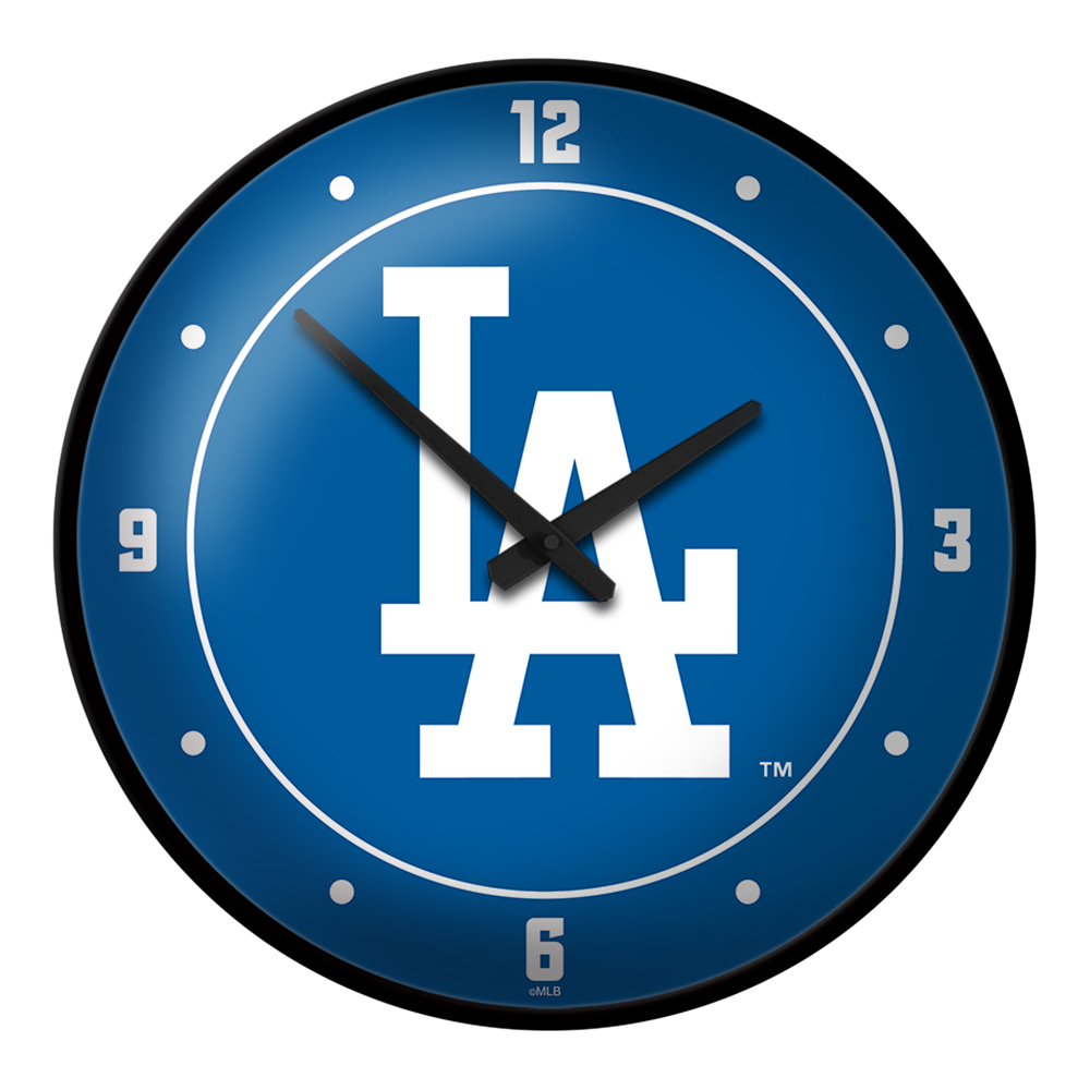 Los Angeles Dodgers Logo - Modern Disc Wall Clock  