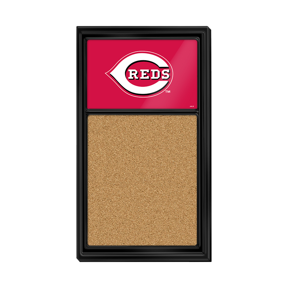 Cincinnati Reds Logo - Cork Note Board  