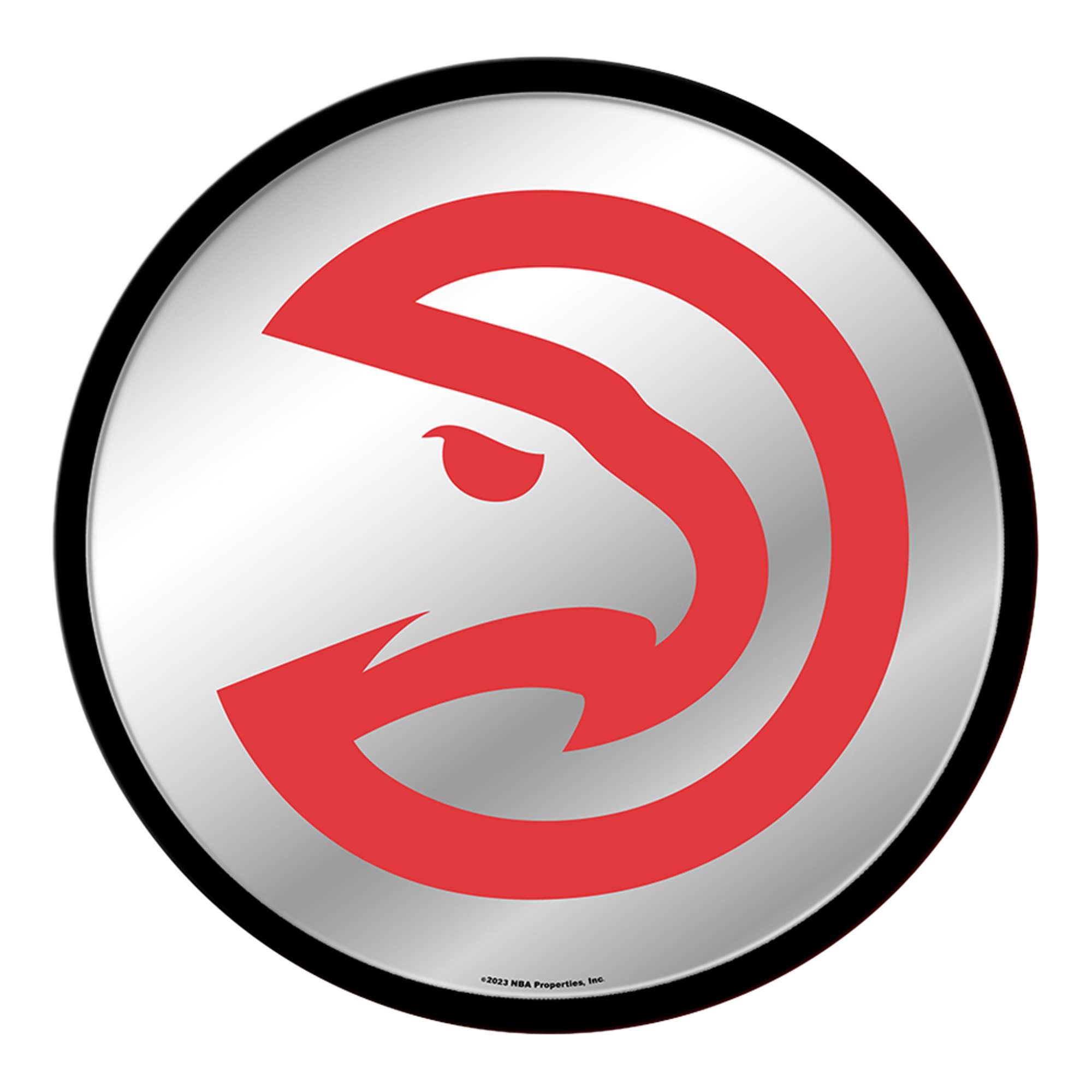 Atlanta Hawks: Modern Disc Mirrored Wall Sign