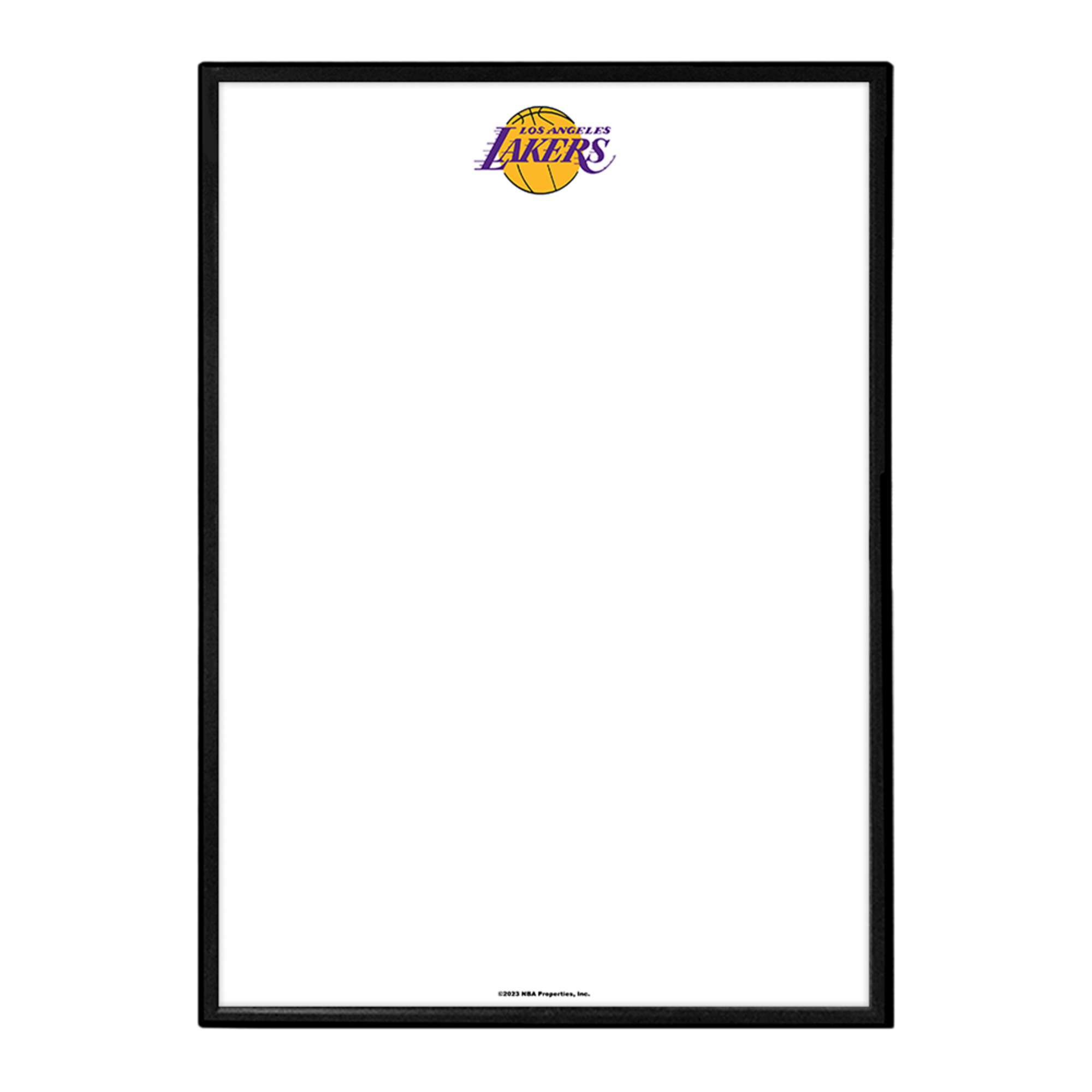 Los Angeles Lakers: Framed Dry Erase Wall Sign