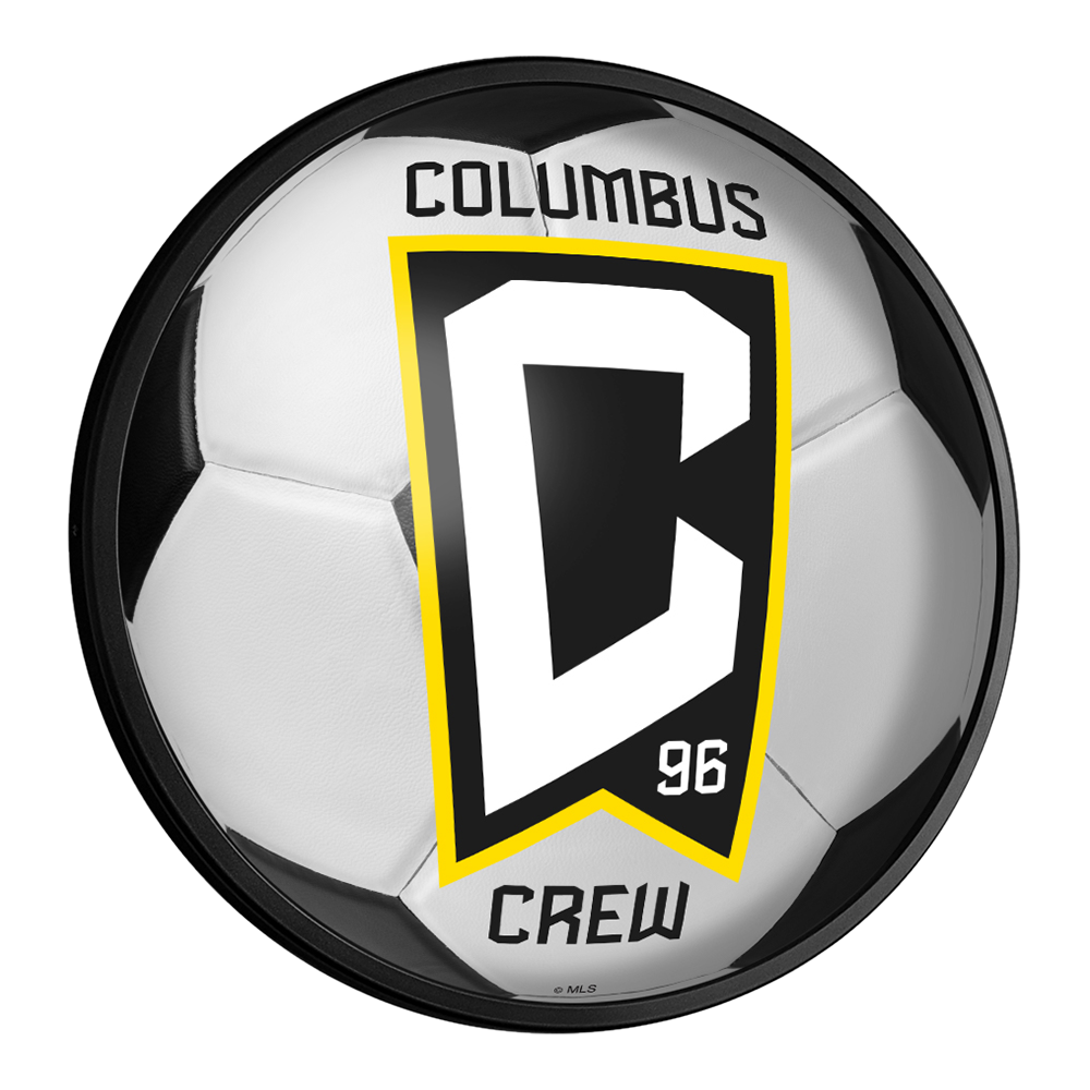 Columbus Crew: Soccer - Round Slimline Lighted Wall Sign