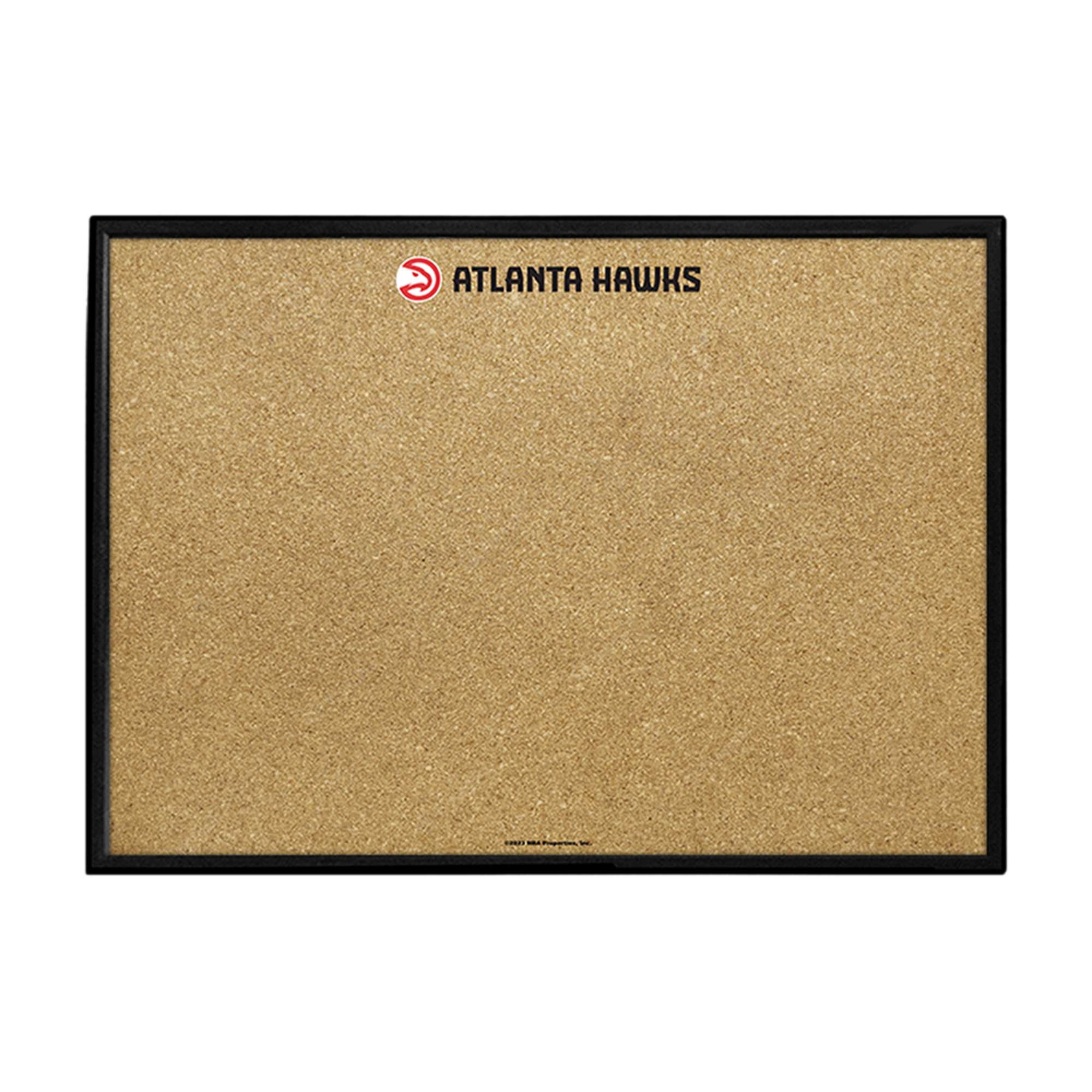 Atlanta Hawks: Framed Corkboard