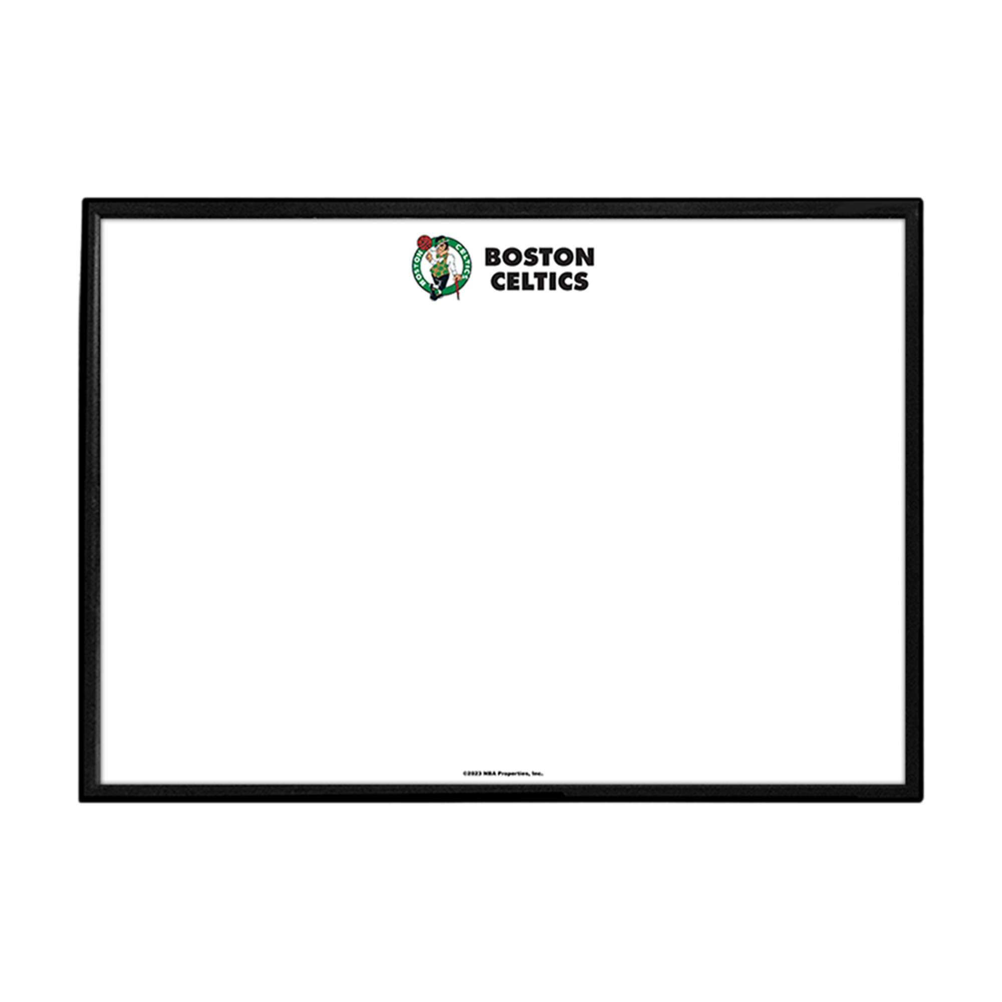 Boston Celtics: Framed Dry Erase Wall Sign