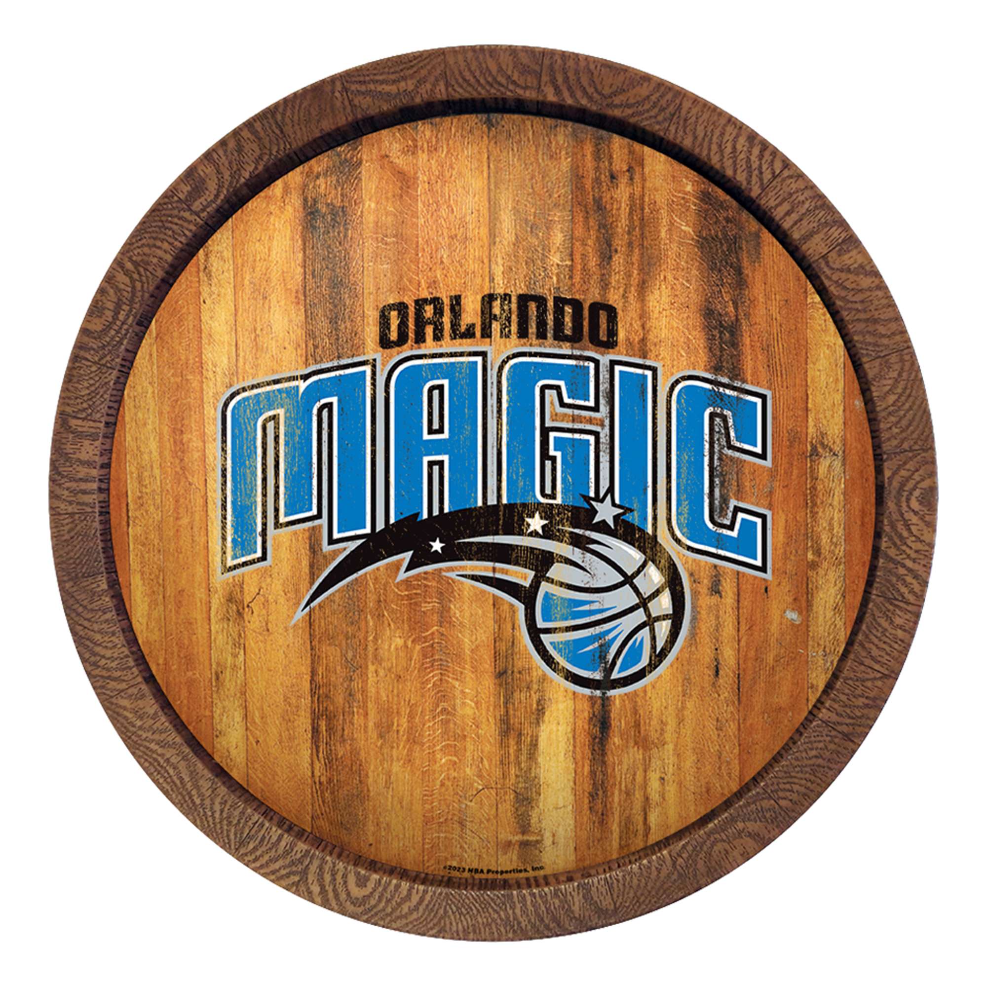 Orlando Magic: Logo - "Faux" Barrel Top Sign  