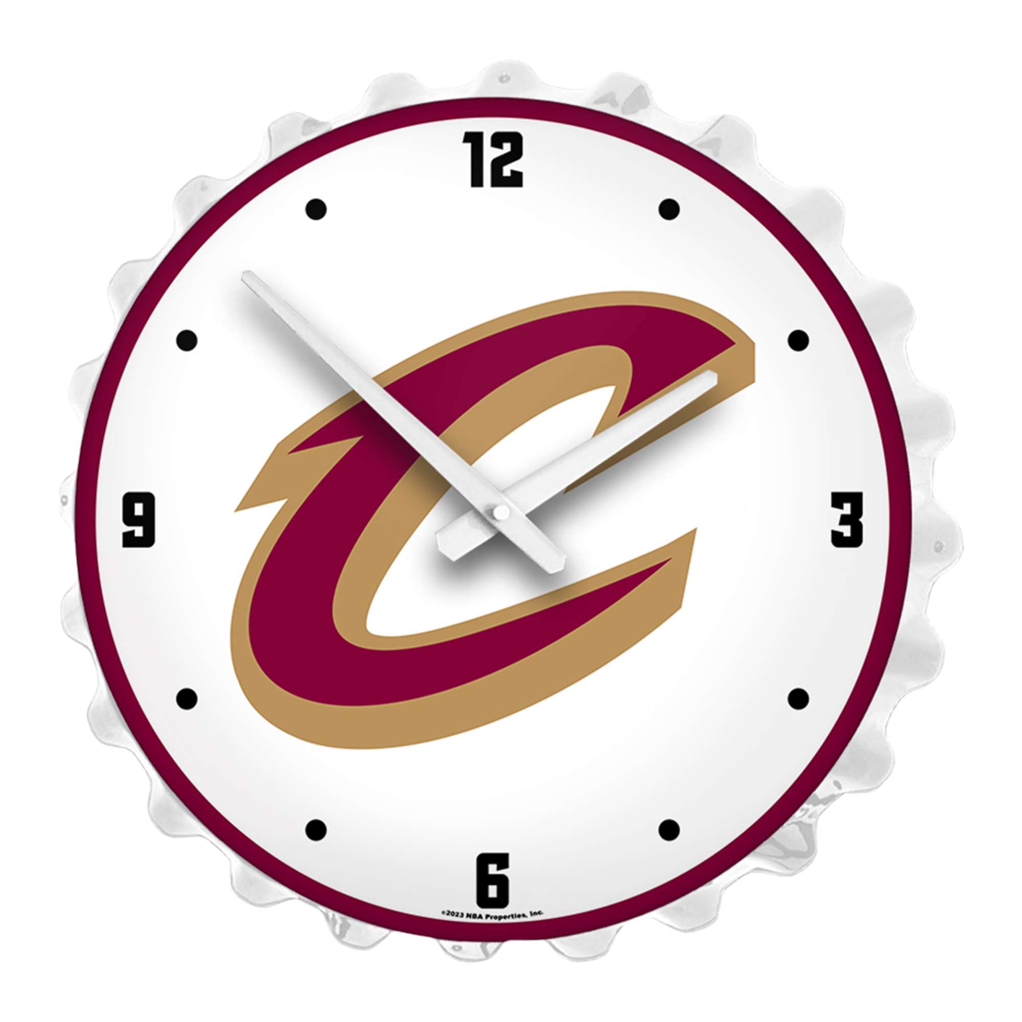 Cleveland Cavaliers: Bottle Cap Lighted Wall Clock