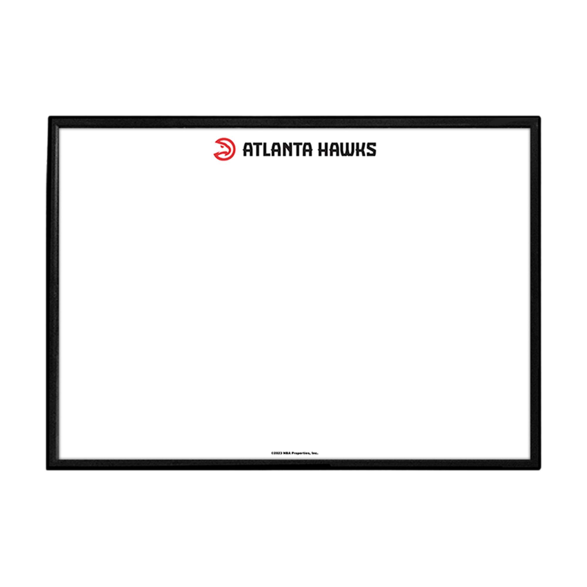 Atlanta Hawks: Framed Dry Erase Wall Sign