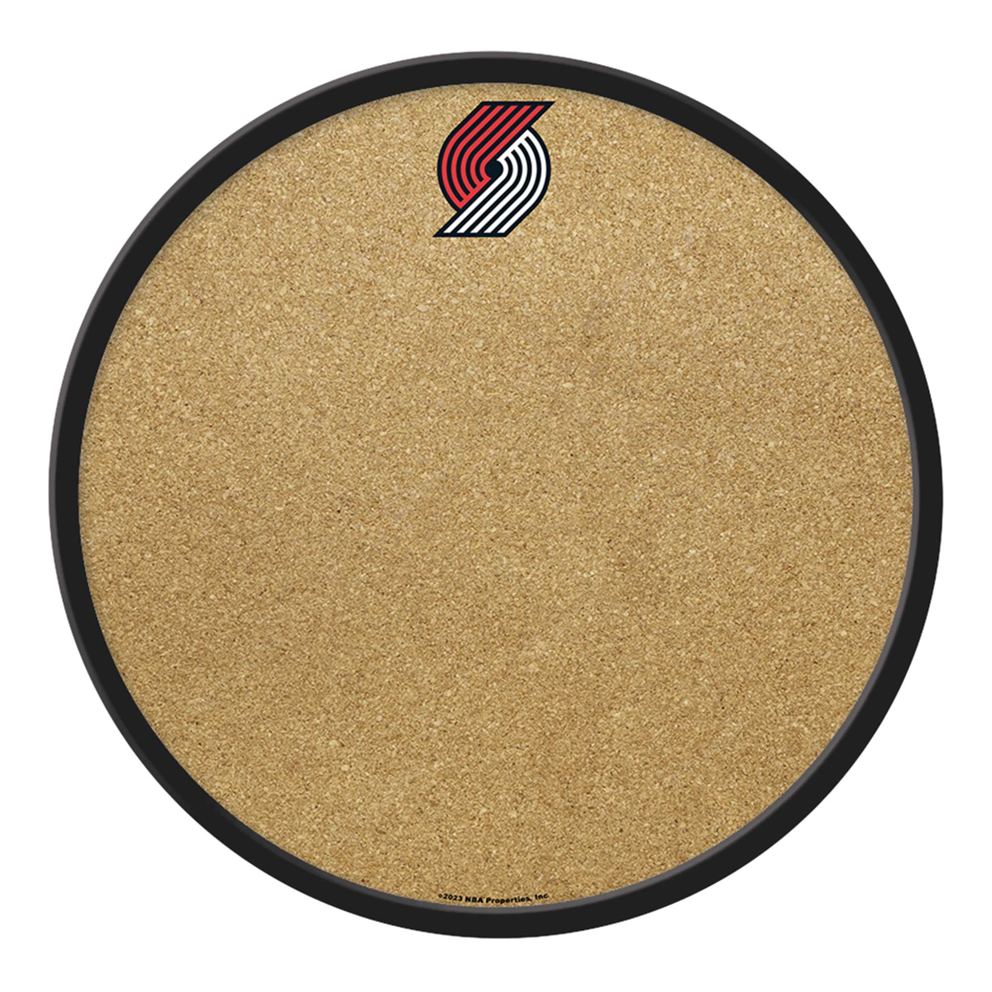 Portland Trail Blazers: Modern Disc Cork Board