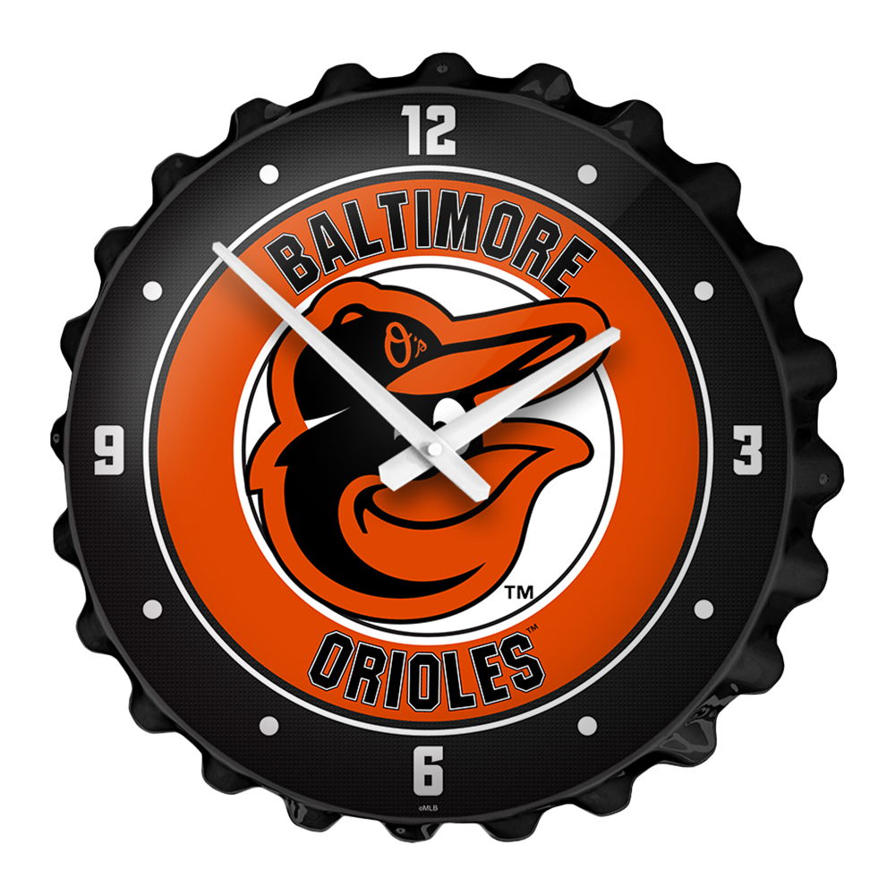 Baltimore Orioles: Bottle Cap Wall Clock   