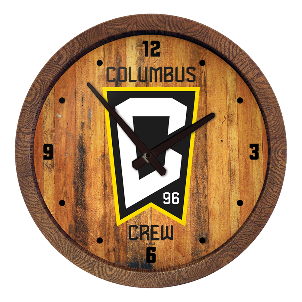 Columbus Crew: "Faux" Barrel Top Clock  