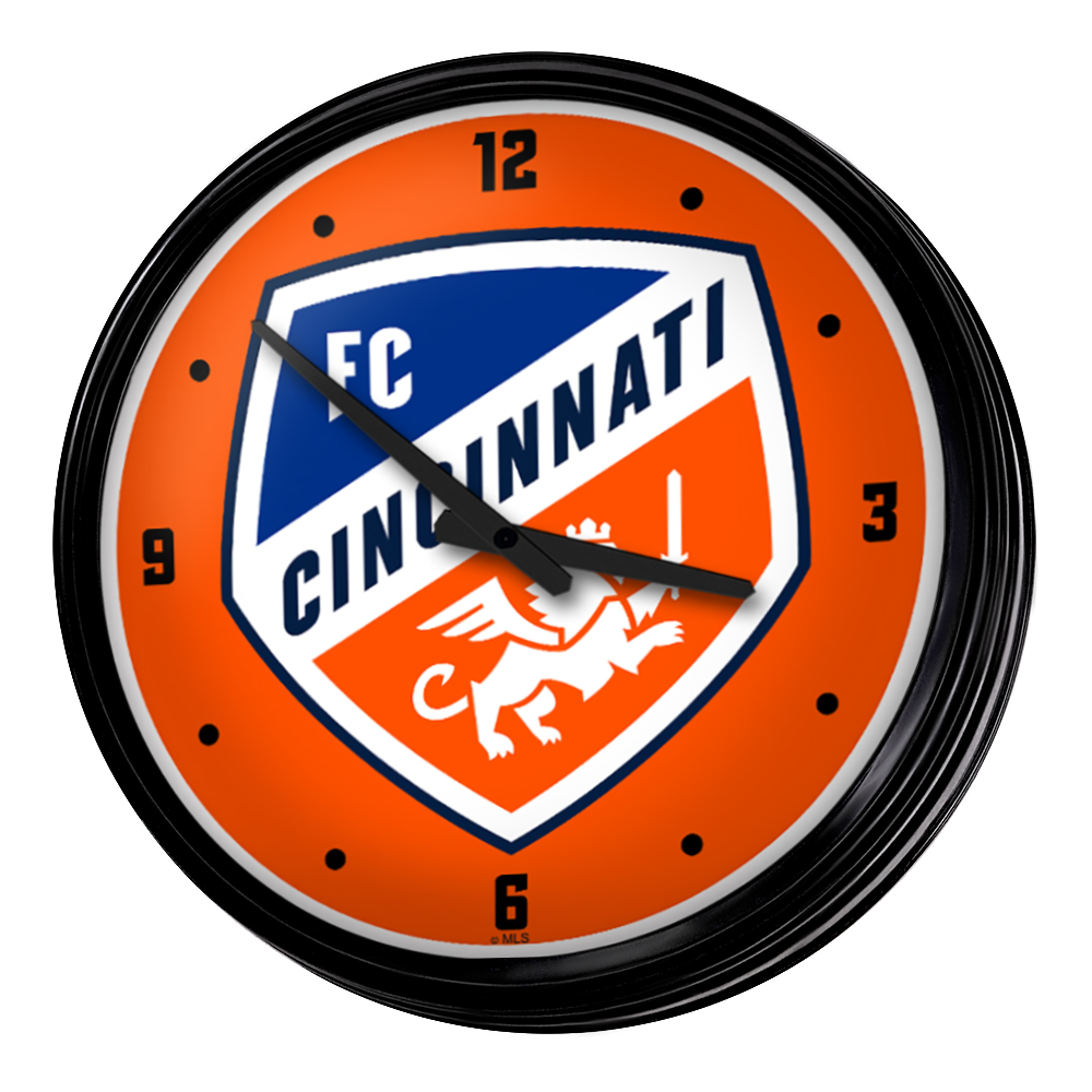 FC Cincinnati: Retro Lighted Wall Clock  