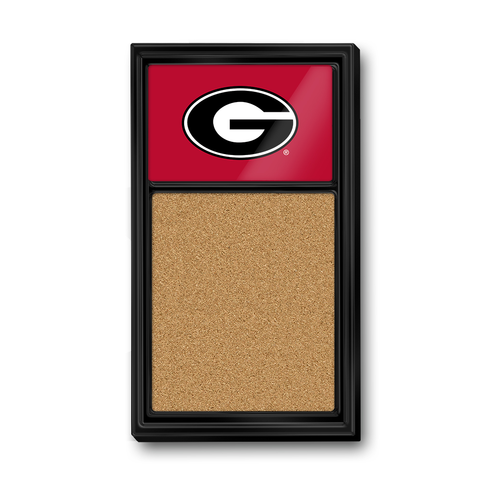 Georgia Bulldogs Cork Note Board  