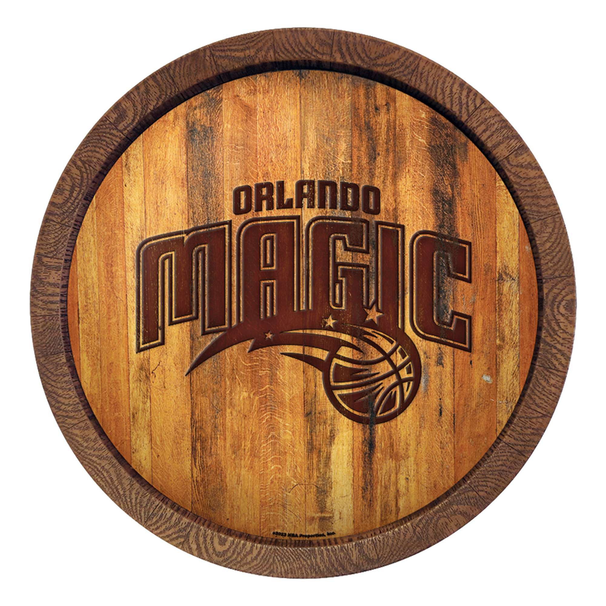 Orlando Magic: Logo - "Faux" Barrel Top Sign  