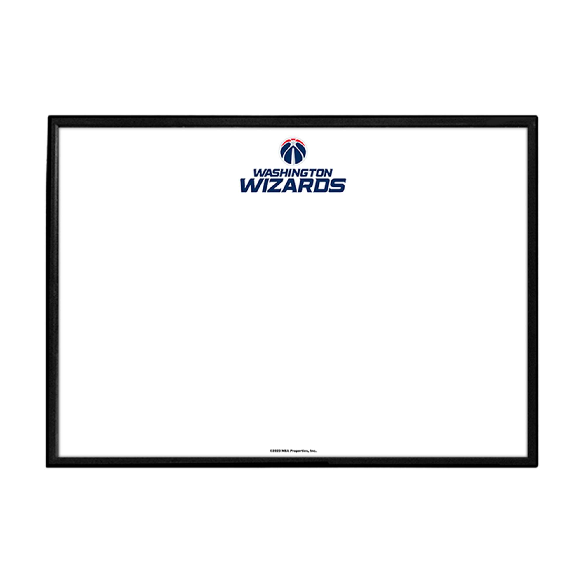 Washington Wizards: Framed Dry Erase Wall Sign