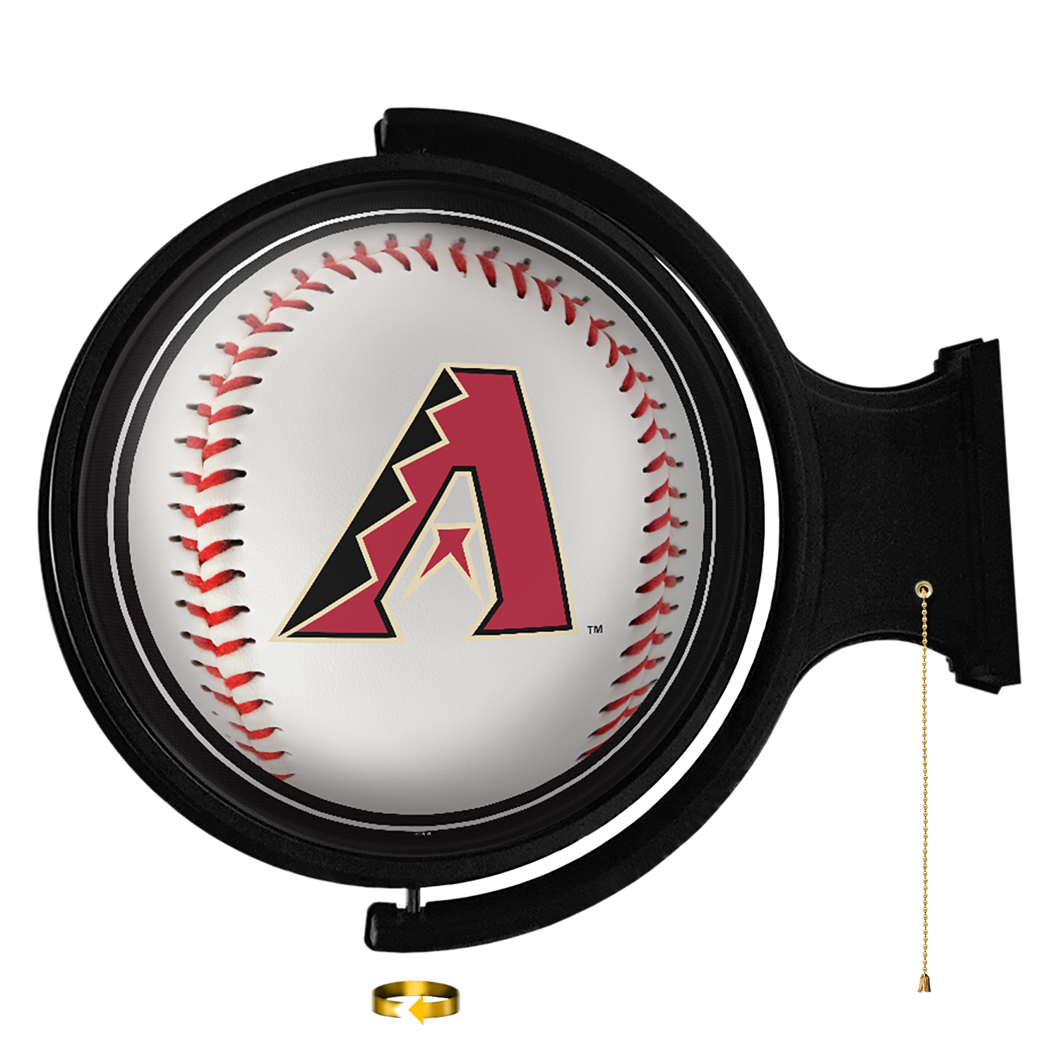 Arizona Diamondbacks Baseball - Original Round Rotating Lighted Wall Sign  