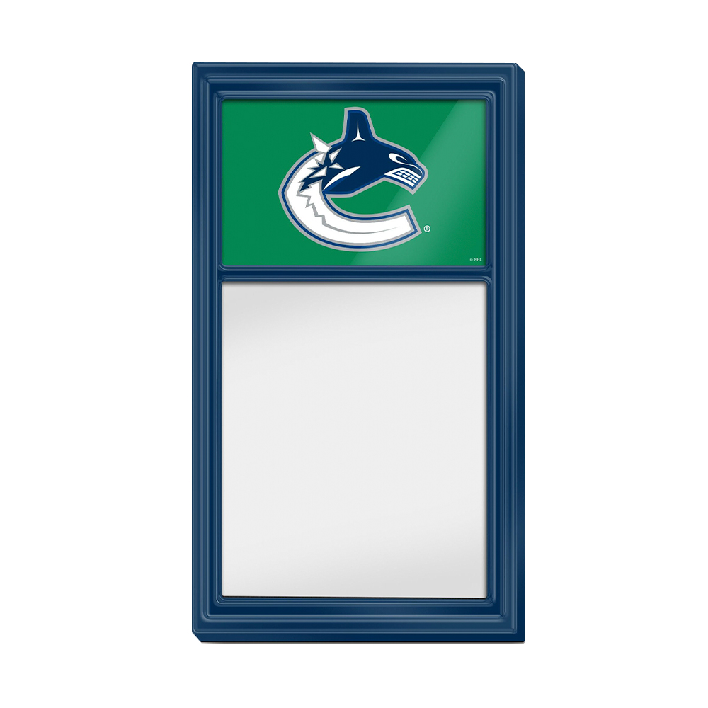 Vancouver Canucks Dry Erase Noteboard  