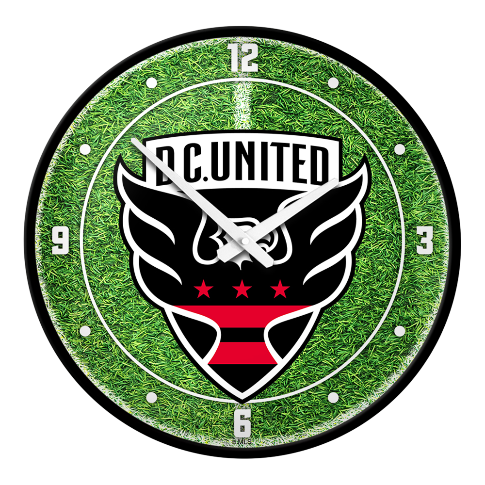 D.C. United: Pitch - Modern Disc Wall Clock