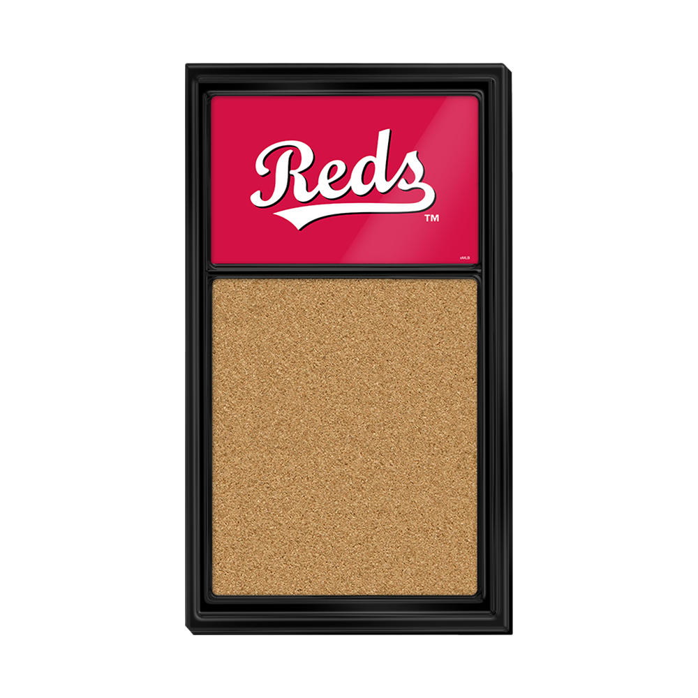 Cincinnati Reds Cork Note Board  
