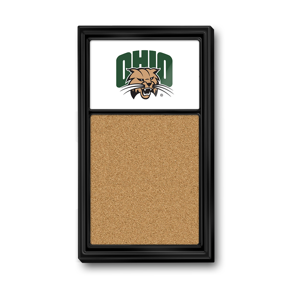 Ohio University Bobcats Cork Noteboard