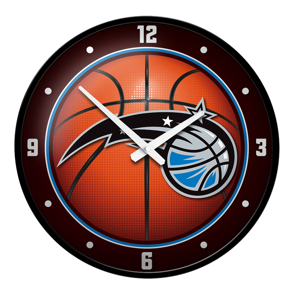 Orlando Magic: Basketball - Modern Disc Wall Clock