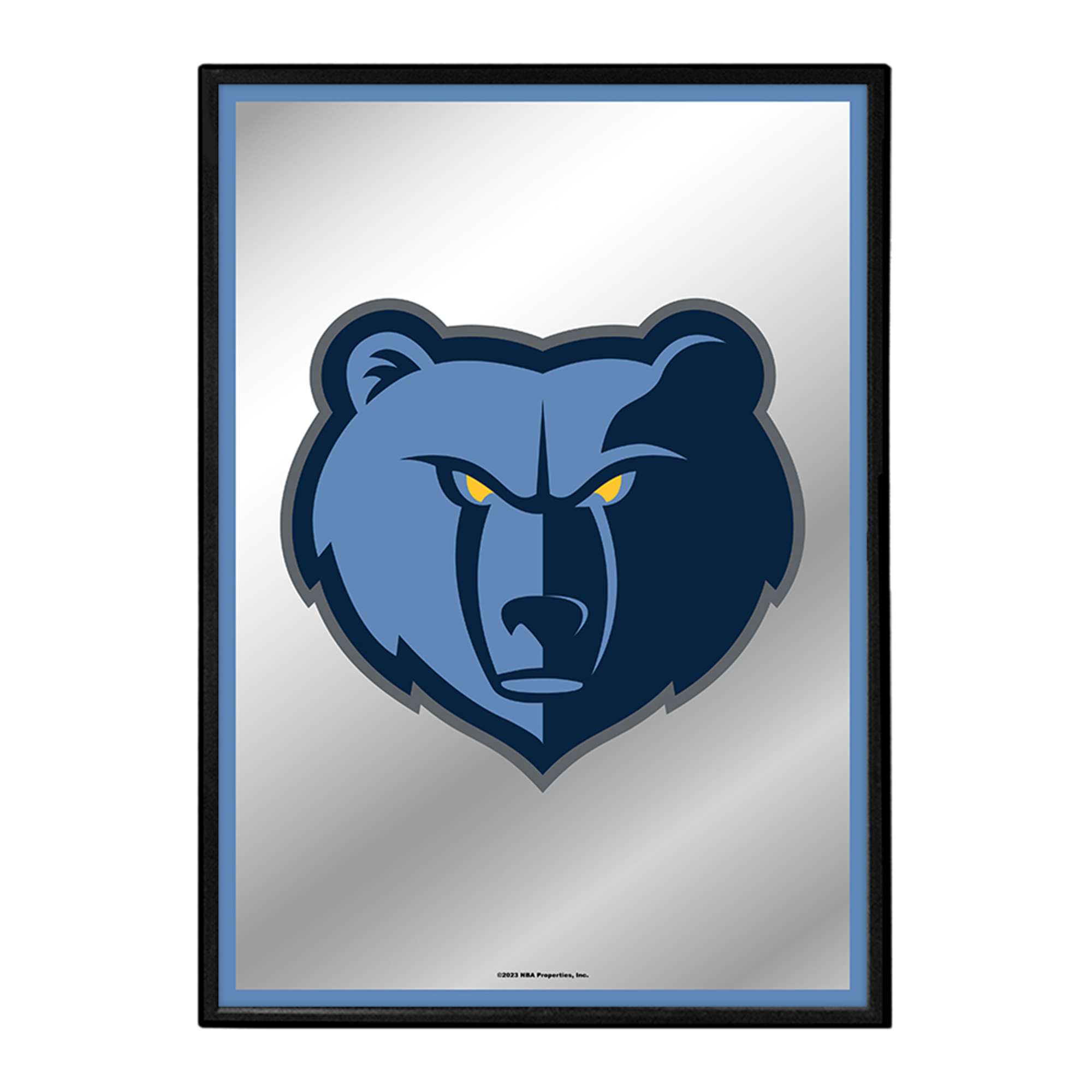 Memphis Grizzlies: Framed Mirrored Wall Sign