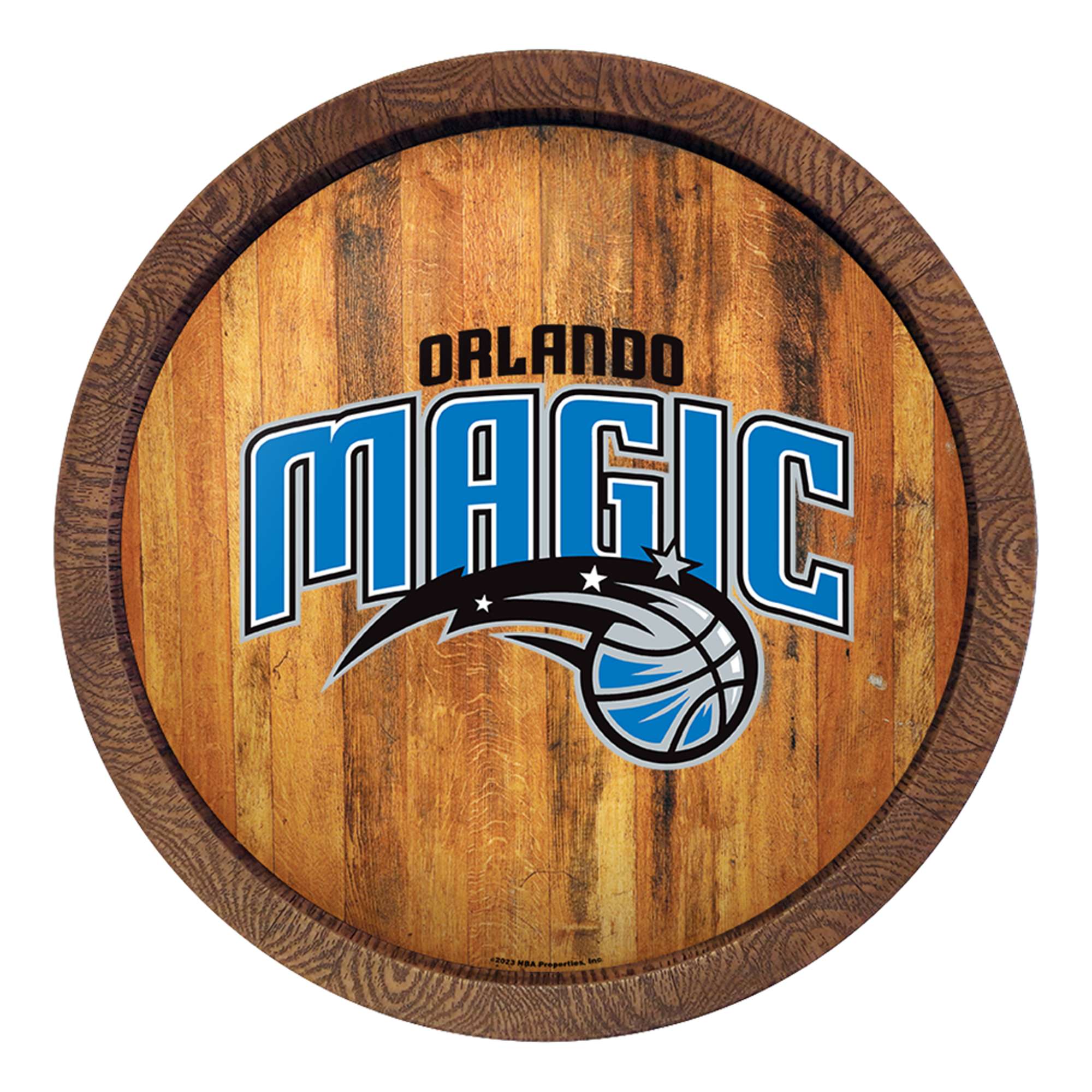 Orlando Magic: Logo - "Faux" Barrel Top Sign  