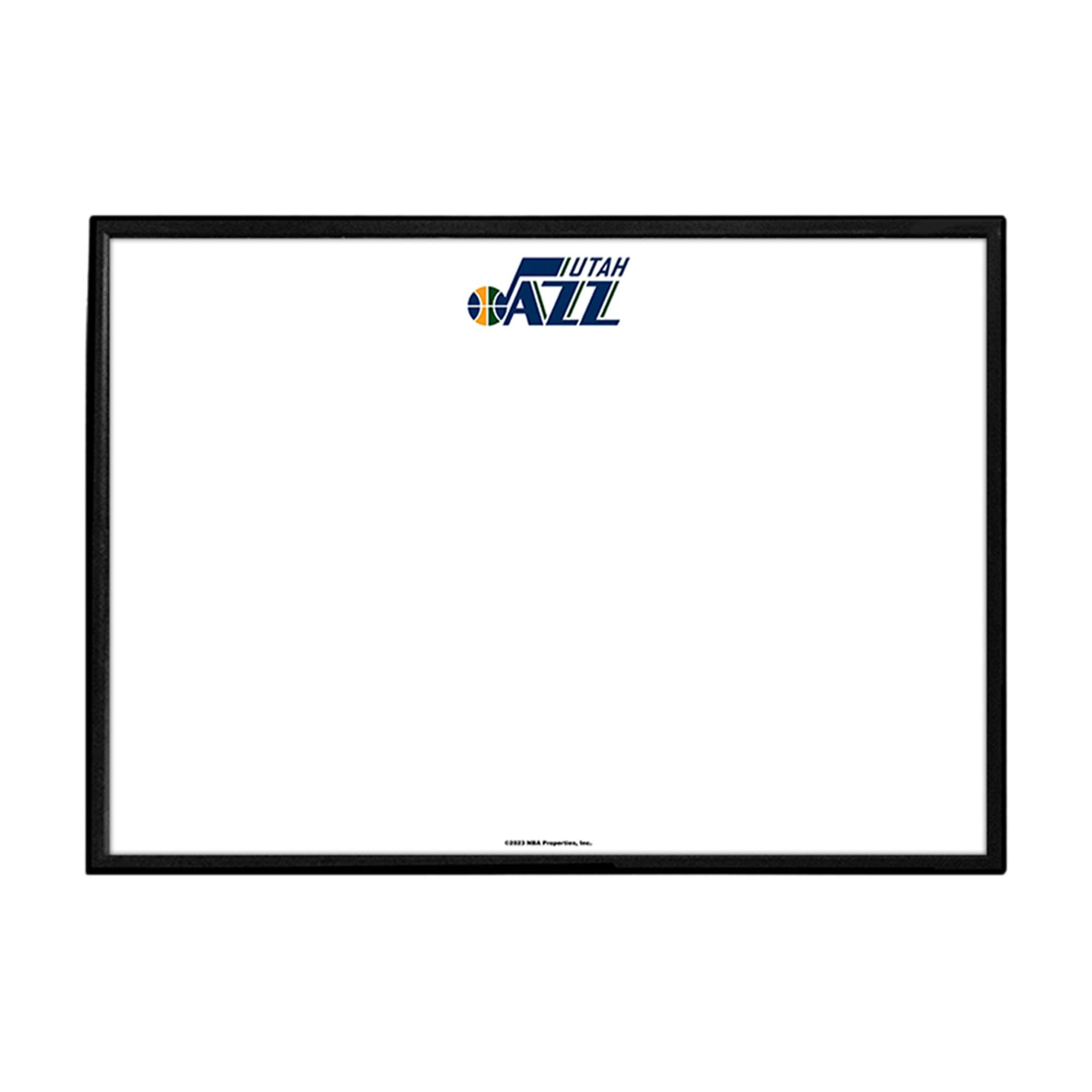 Utah Jazz: Framed Dry Erase Wall Sign