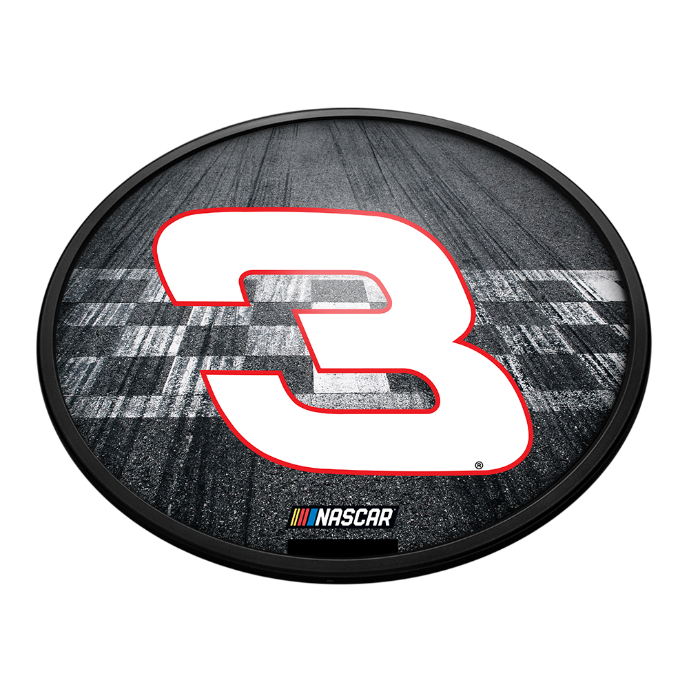 Austin Dillon: Finish Line - Oval Slimline Lighted Wall Sign
