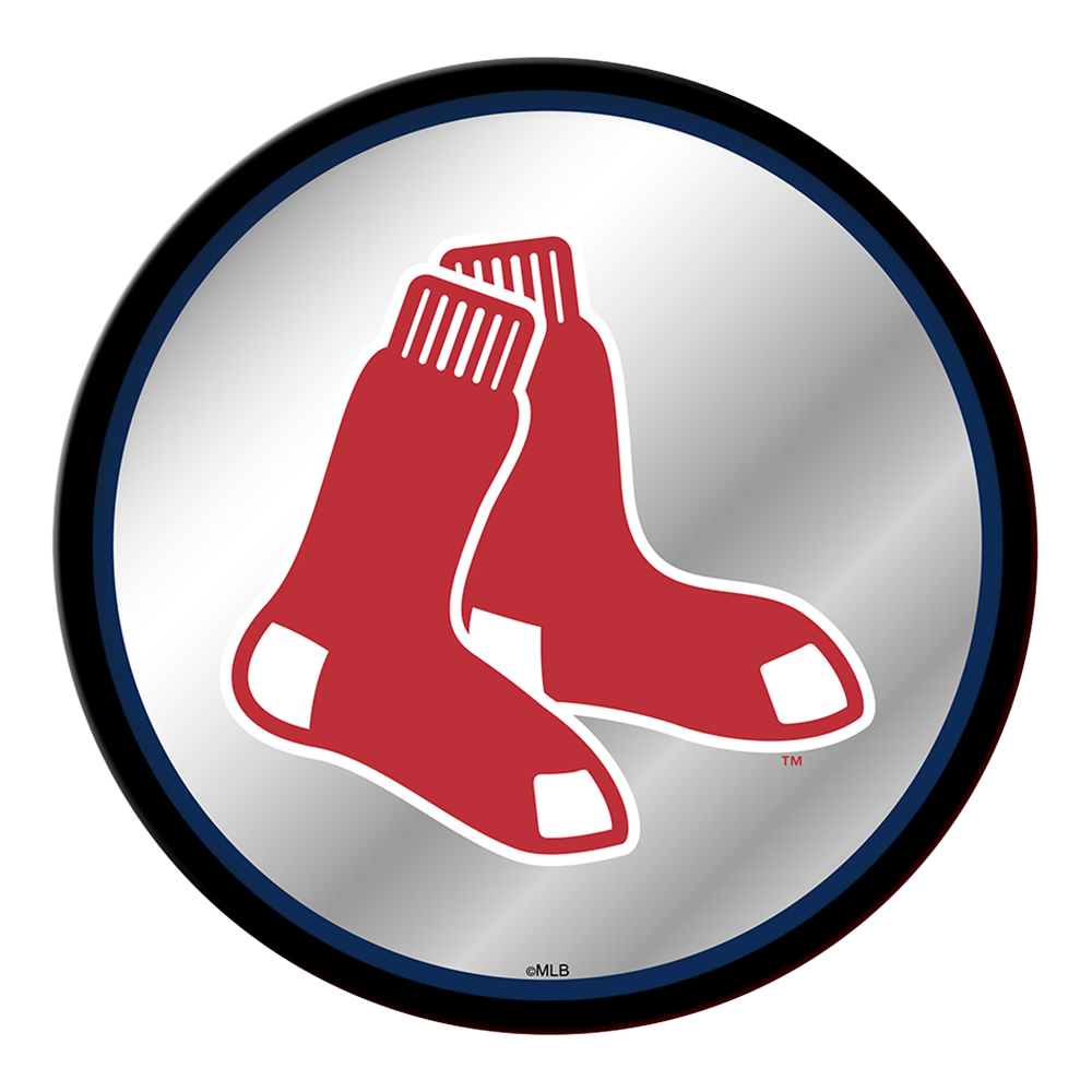 Boston Red Sox Modern Disc Mirrored Wall Sign  