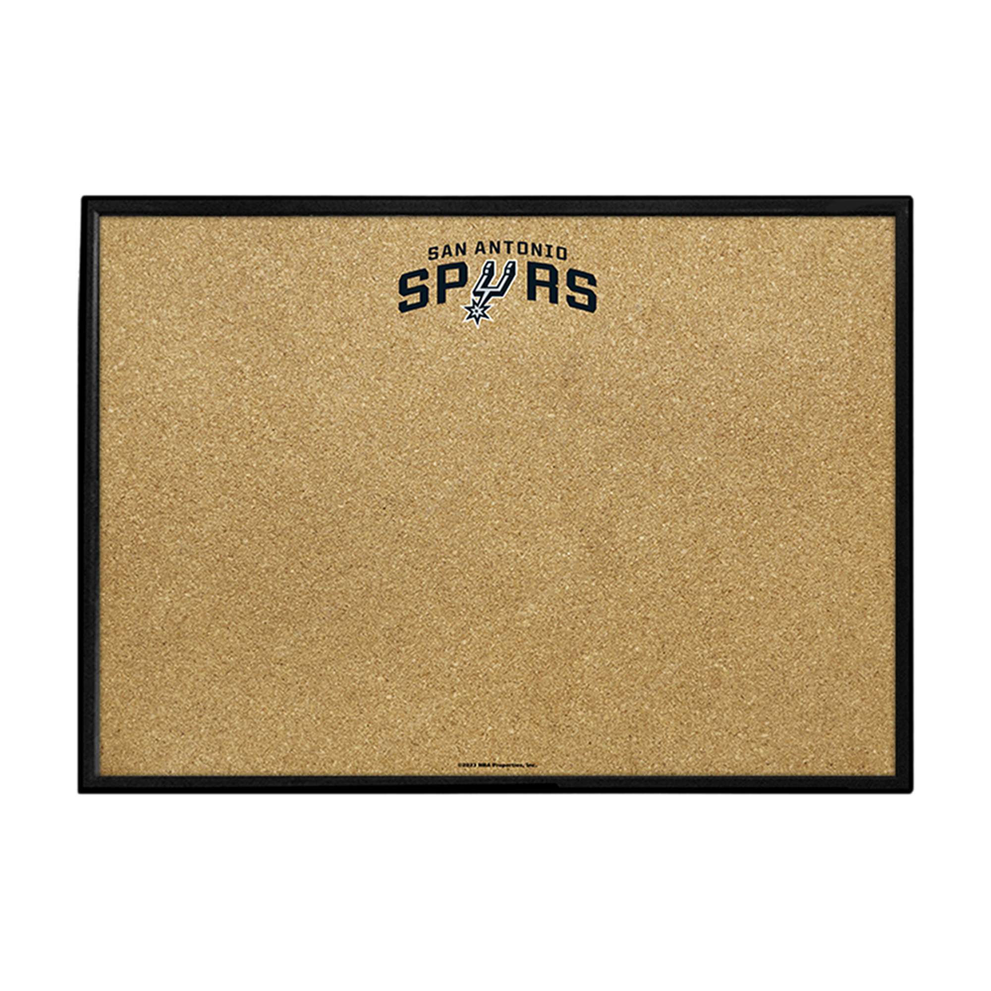 San Antonio Spurs: Framed Corkboard