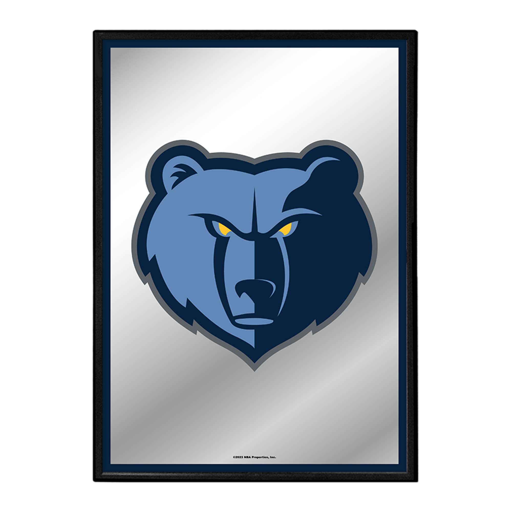 Memphis Grizzlies: Framed Mirrored Wall Sign
