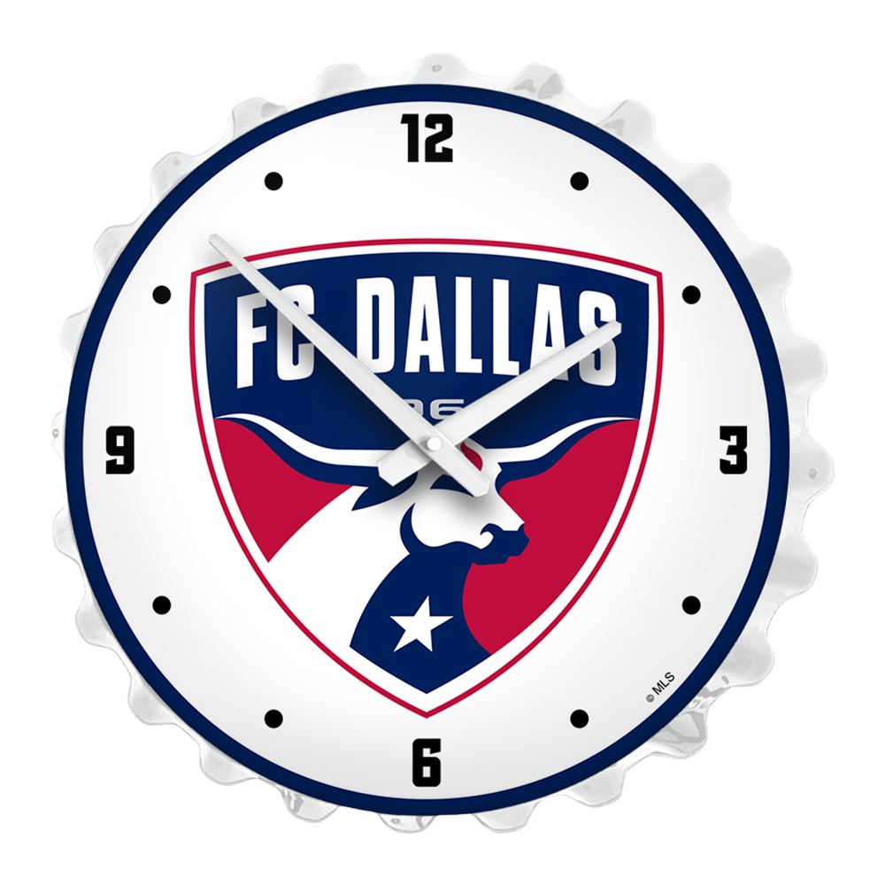 FC Dallas: Bottle Cap Lighted Wall Clock  